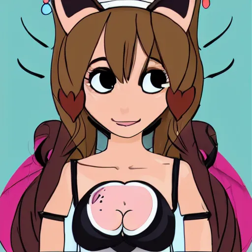 Image similar to catgirl