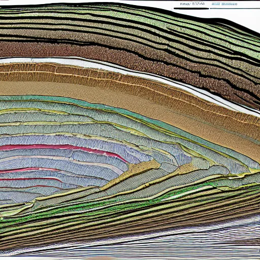 Image similar to a simple geological cross-section