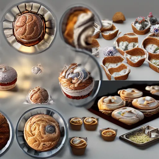 Prompt: miniature baking recipe, surrounding cinematic light, hyper detailed, ornate and intricate, 4 k cinematic octane render