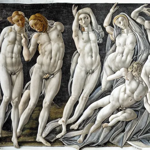 Image similar to Botticelli anatomy study