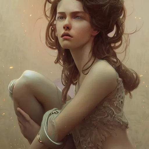 Image similar to daddy issues, intricate, highly detailed, digital painting, artstation, concept art, smooth, sharp focus, illustration, Unreal Engine 5, 8K, art by artgerm and greg rutkowski and alphonse mucha