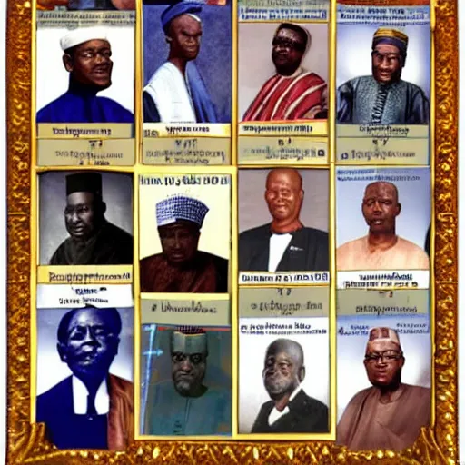 Prompt: historical figures in nigeria