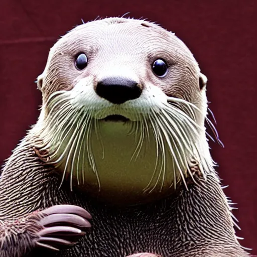 Image similar to anthropomorphic otter