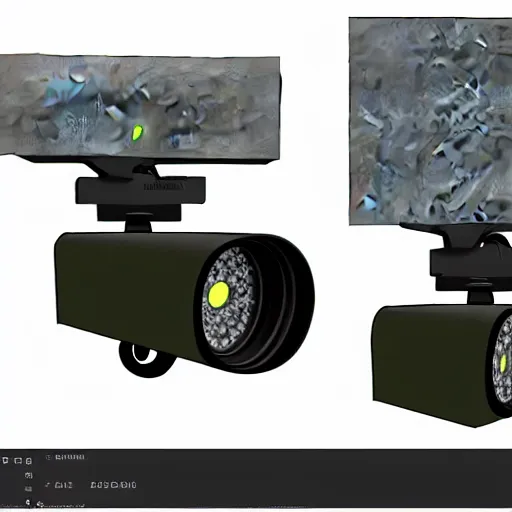 Image similar to modular item, sci-fi night vision camera, very realistic, high quality, concept art