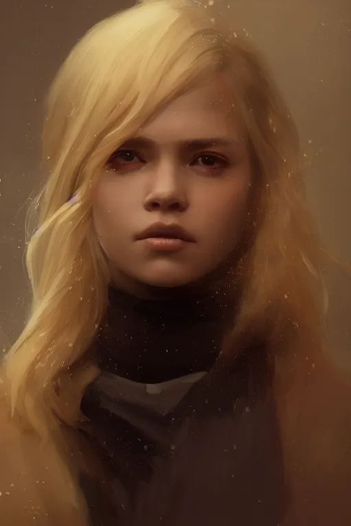 Prompt: a fancy portrait of a young blond girl by greg rutkowski, sung choi, mitchell mohrhauser, maciej kuciara, johnson ting, maxim verehin, peter konig, 8 k photorealistic, cinematic lighting, hd, high details, dramatic, atmosphereric, trending on artstation