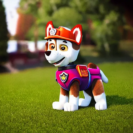 Prompt: paw patrol as real life characters, furry, photorealistic, cinematic, 3 5 mm