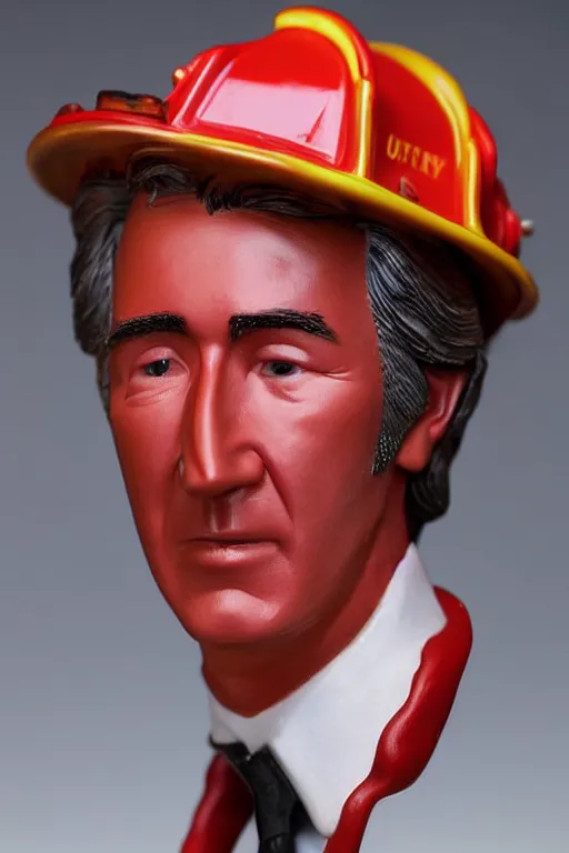 Image similar to a plasticine model of randy mantooth as a fire fighter dramatic lighting, 8 k, beautiful, rich colours, highly detailed photograph