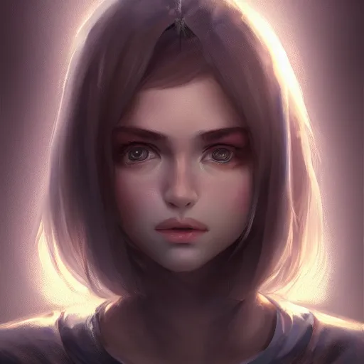 Image similar to beautiful girl character concept style, by Mateusz Urbanowicz, beautiful girl, 8k character concept art, by WLOP, cinematic lighting, trending on artstation, symmetrical portrait symmetrical, highly detailed CGsociety, hyper