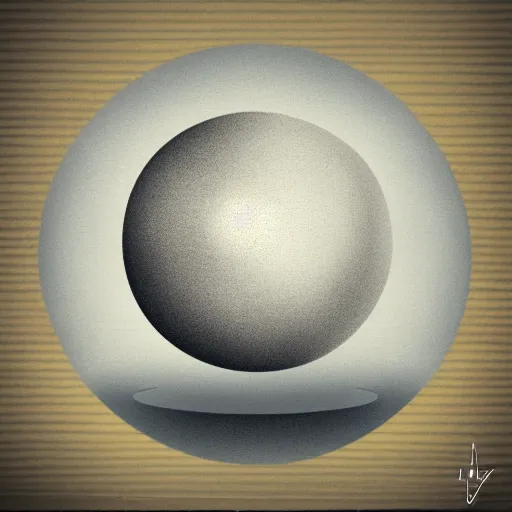 Image similar to precursor orb minimalist art