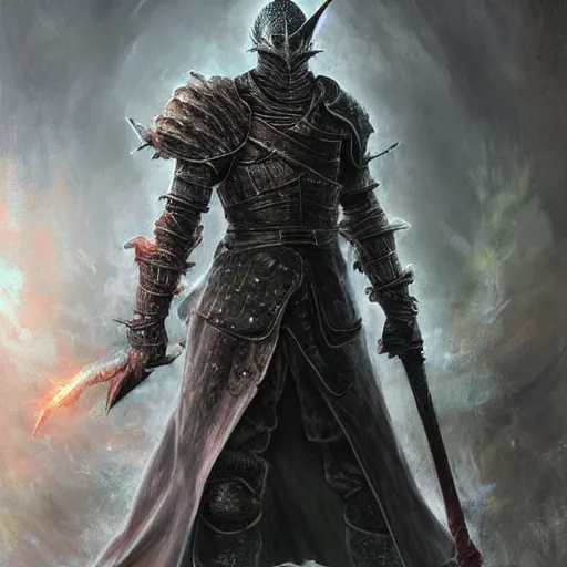 Image similar to Joe Biden as a Dark Souls NPC, full body portrait, dynamic pose, oil painting by Noriyoshi Ohrai