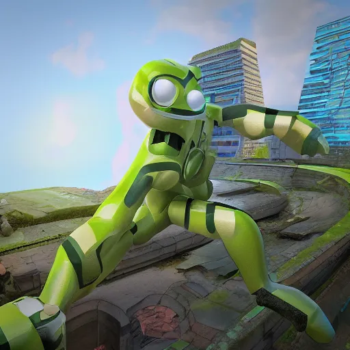 Image similar to photorealistic omnitrix from ben 1 0, 3 d render, cycles, cinematic, unreal engine 5