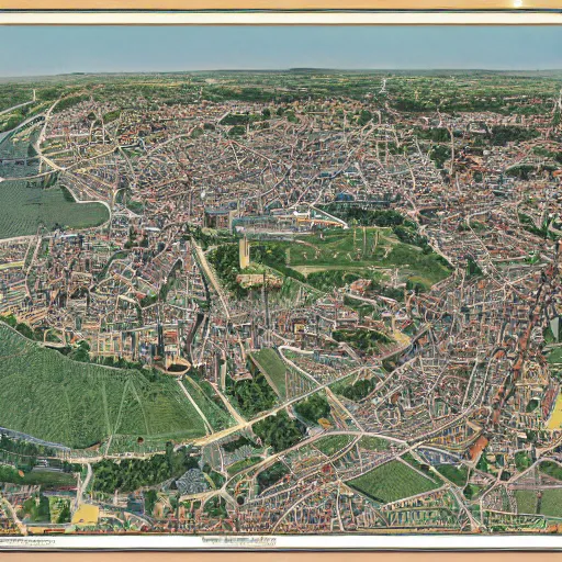 Image similar to a map of aachen.