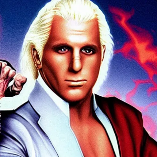 Prompt: ric flair in tekken 3