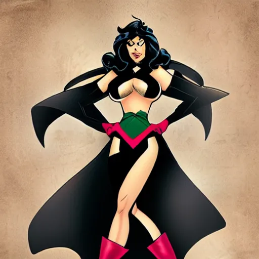 Image similar to zatanna, dc comics