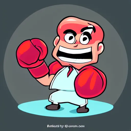 Prompt: soap as a cartoon character wearing boxing gloves, fighting against bacteria, illustration, high - quality, cartoon style, bacteria, soap