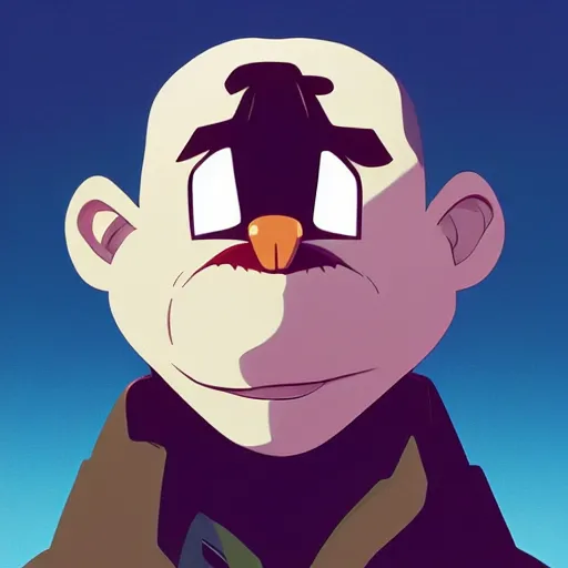 Image similar to face icon stylized minimalist danger mouse, loftis, cory behance hd by jesper ejsing, by rhads, makoto shinkai and lois van baarle, ilya kuvshinov, rossdraws global illumination