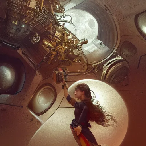 Image similar to ultra realistic illustration, wide angle shot, iphone as moon landing module, intricate, elegant, highly detailed, digital painting, artstation, concept art, smooth, sharp focus, by artgerm and greg rutkowski and alphonse mucha