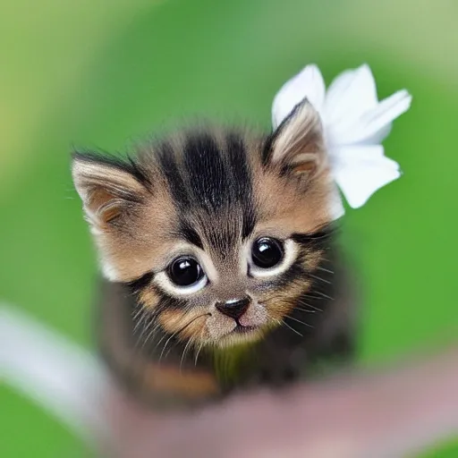 Image similar to photo of a bee that looks like a kitten