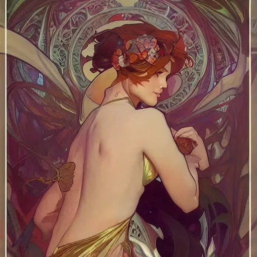 Prompt: artgerm, greg rutkowski and alphonse mucha