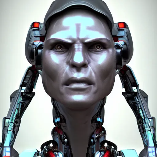 Image similar to a cybernetic version of a bugs face on a human bust, highly detailed, mecha, pinterest, ranker, fotoscape, artstation, keyshot, unreal engine