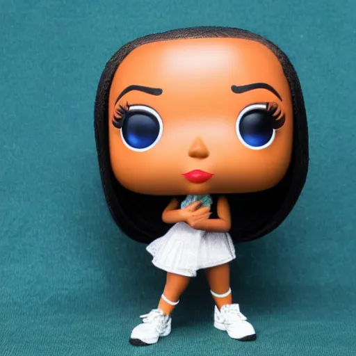 Prompt: skai jackson funko pop, detailed, product