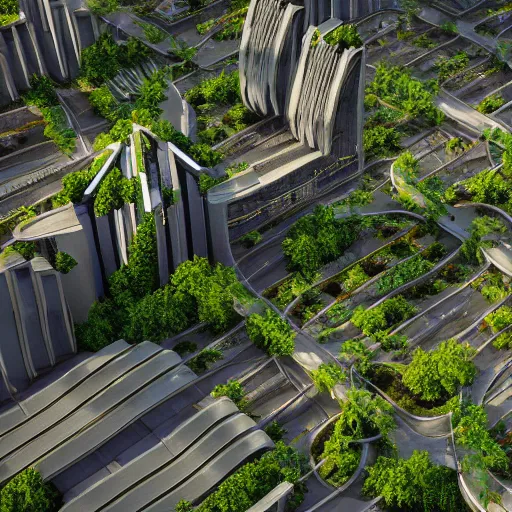 Image similar to a futuristic eco city utopia, plants, buildings, vegetation, ambient, nature, landscape, nature, technology, trending on artstation, deviantart, octane render, unreal engine, high detail, high definiton, ultra realistic, hyper realistic, 4 k, hd