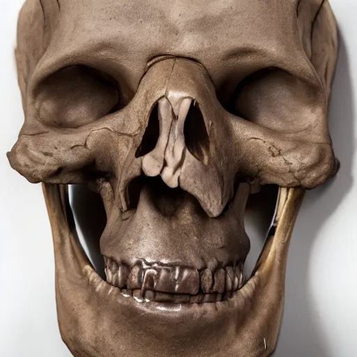 Image similar to lower jaw bone and cheek bones of a human