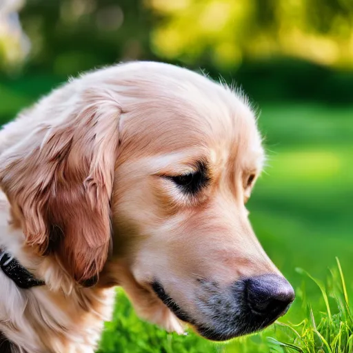 Image similar to a realistic image of a golden retriver drinking water, ultra high detail, 8 k.