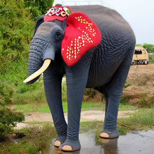 Image similar to 🐘🍓