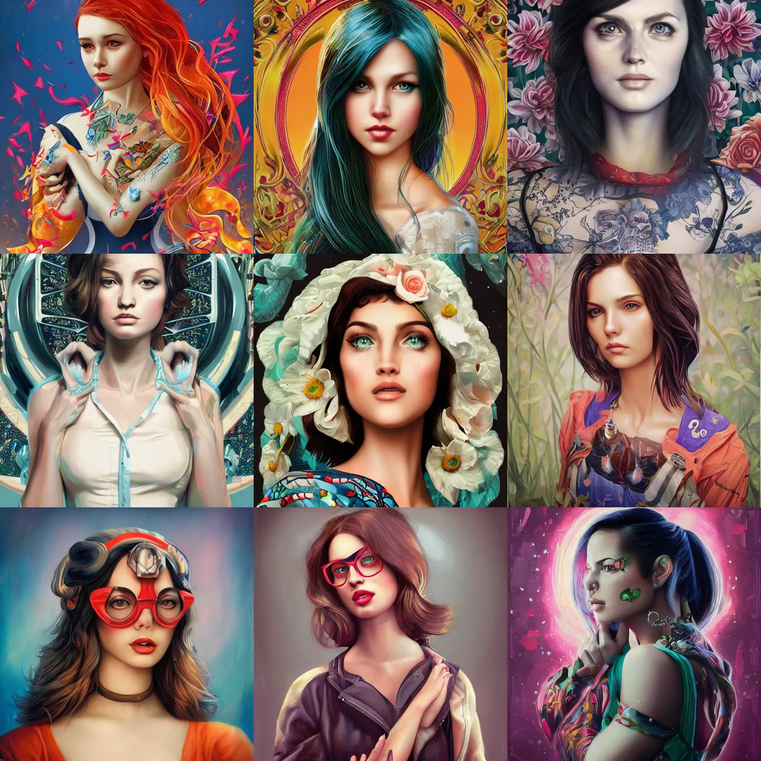 Image similar to sarah down finder portrait, Pixar style, by Tristan Eaton Stanley Artgerm and Tom Bagshaw.