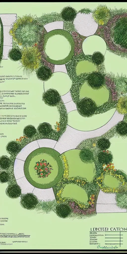 Image similar to highly technical garden plan, overhead plan sketch, garden design by charlotte rowe, del buono gazerwitz landscape architecture