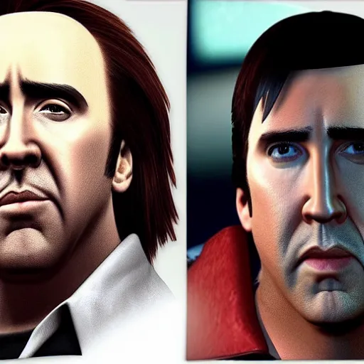 Prompt: Nicolas Cage in Overwatch