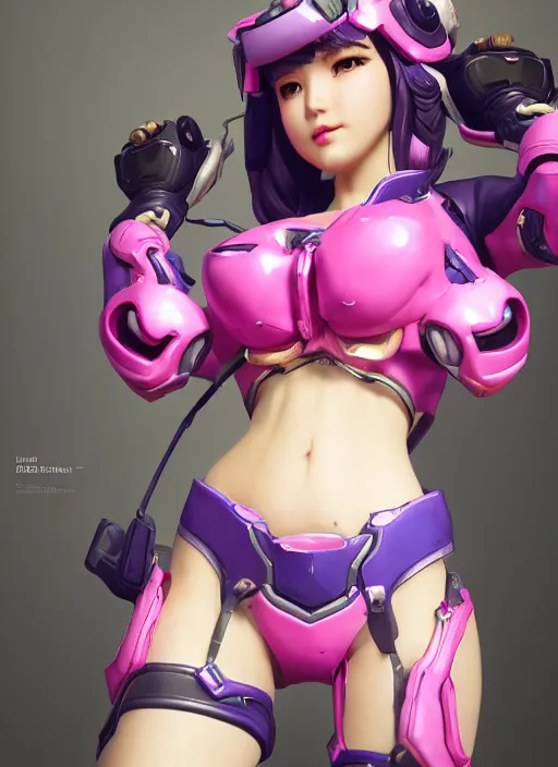 Prompt: d. va from overwatch, au naturel, fighting, 裸 体, hyper detailed, digital art, trending in artstation, cinematic lighting, studio quality, 自 然, smooth render, unreal engine 5 rendered, octane rendered, art style by klimt and nixeu and ian sprigger and wlop and krenz cushart