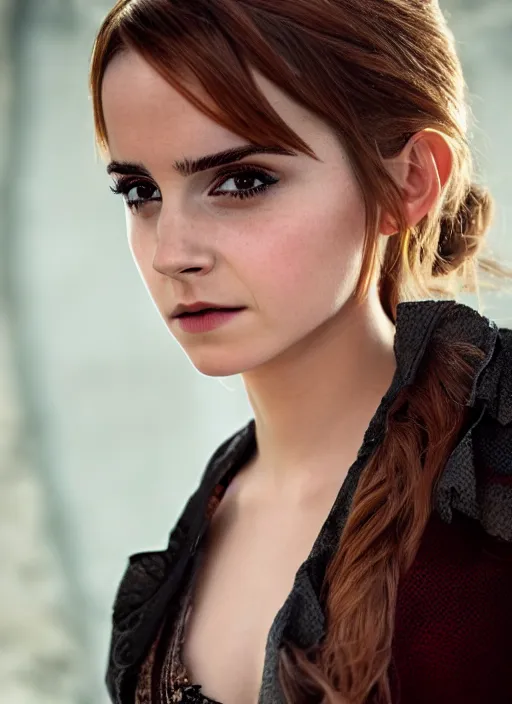 Prompt: Emma Watson for Victorian Secret as anime character, perfect symmetrical face, full length shot, XF IQ4, 50MP, 50mm, f/1.4, ISO 200, 1/160s, natural light, Adobe Lightroom, rule of thirds, symmetrical balance, depth layering, polarizing filter, Sense of Depth