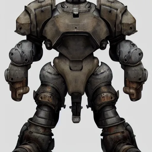 Image similar to power armor, photorealistic