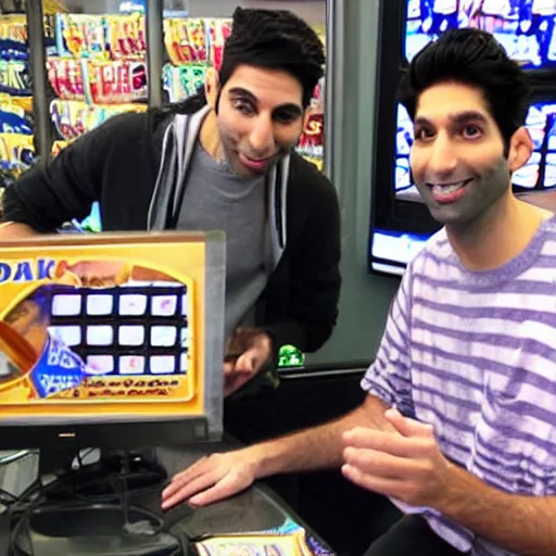 Prompt: nev schulman of catfish using fake ids to buy lottery tickets