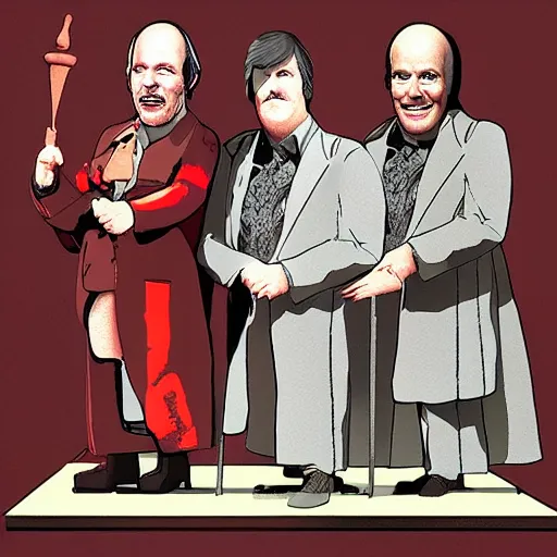 Image similar to monty python cutout animation by terry gilliam