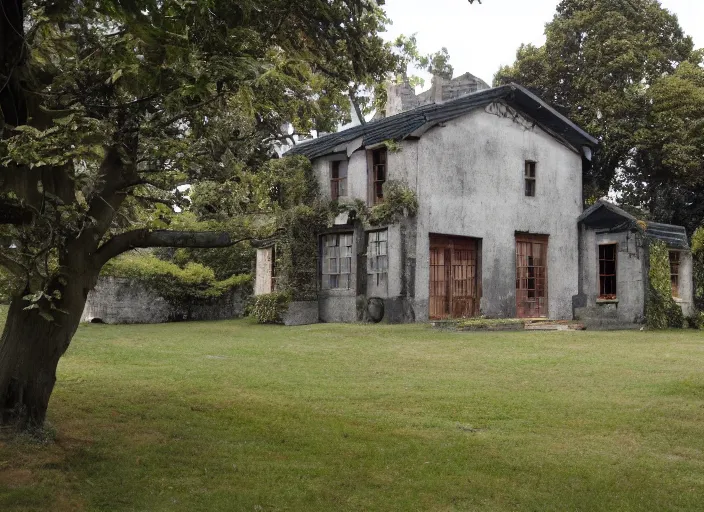 Prompt: a house from the 1940’s