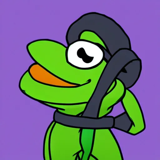 Prompt: overwatch character kermit the frog