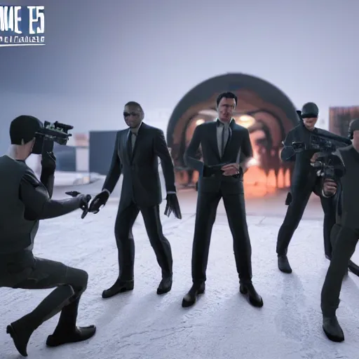 Prompt: epic unreal engine 5 render of a group of secret agent moles, very intricate, ultra detailed, 0 0 7 mole, epic scene, octane render, 8 k, photorealistic, wearing secret agent gear, time travelers, battle scars