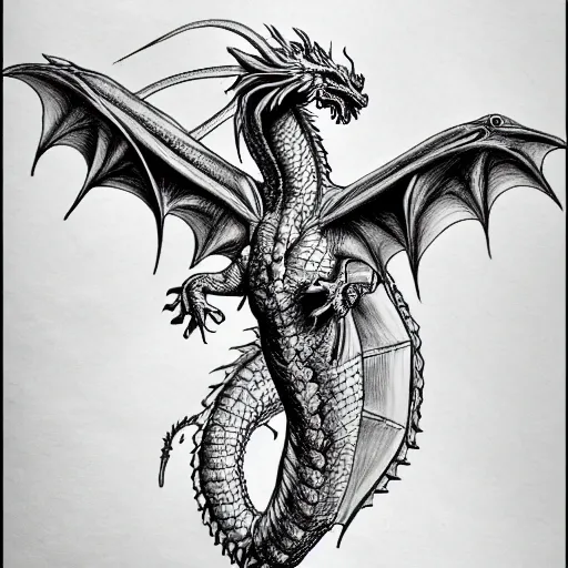 Learn How to Draw a Dragon With Easy Step by Step Instructions