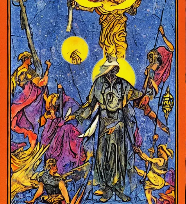 Image similar to tarot godness