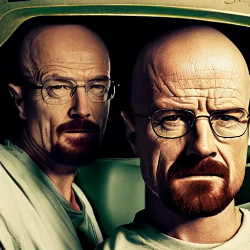 Image similar to walter white and jesse pinkman muckbang