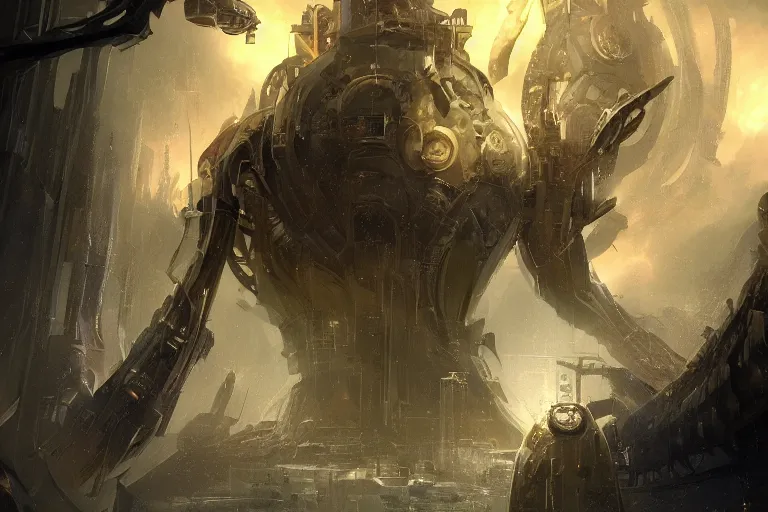 Image similar to the keeper of time, in the style of stephan martiniere and vicente segrelles, trending on artstation, back lighting tilt - shift cottagecore, abstract illusionism, movie poster, creature concept art, precisionism