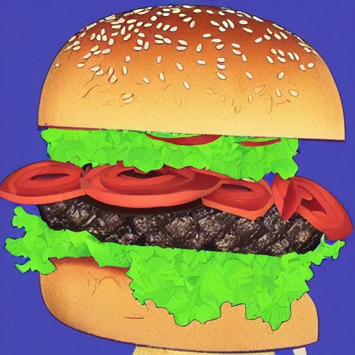 Image similar to city sized burger