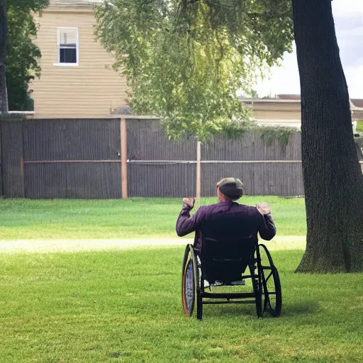 Image similar to man in a lawnchair doing fingerguns