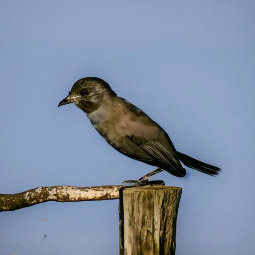 Image similar to photograph of a bird with its face right next to the camera