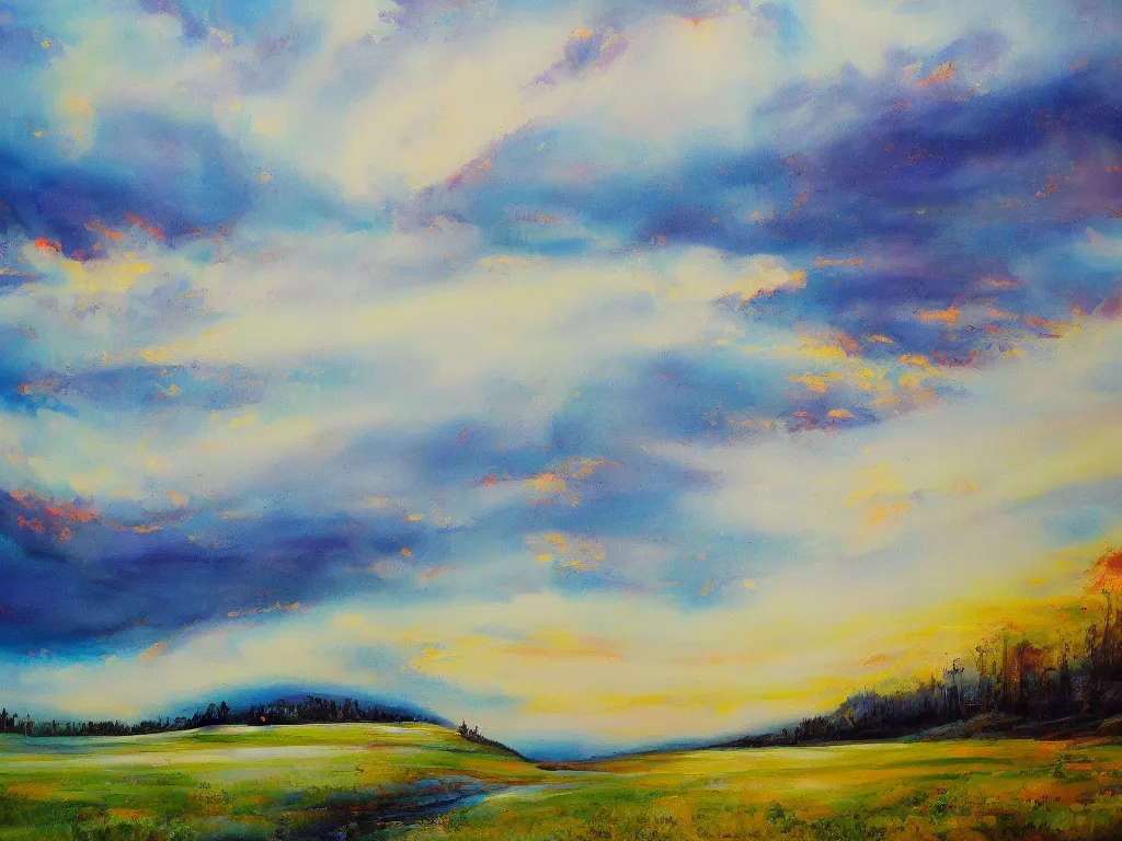 Image similar to a beautiful landscape painting by carly rae jepsen, trending on arstation
