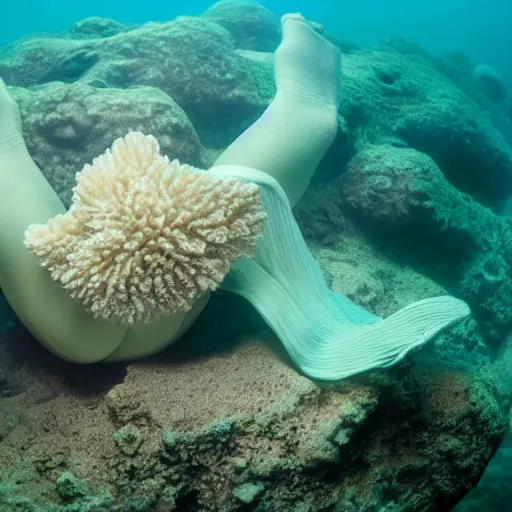 Prompt: national geographic award winning photo of underwear sea creature