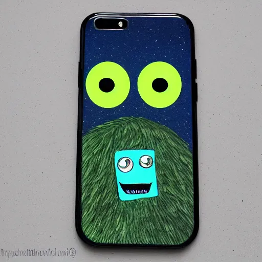 Image similar to iphone monster eating the androids